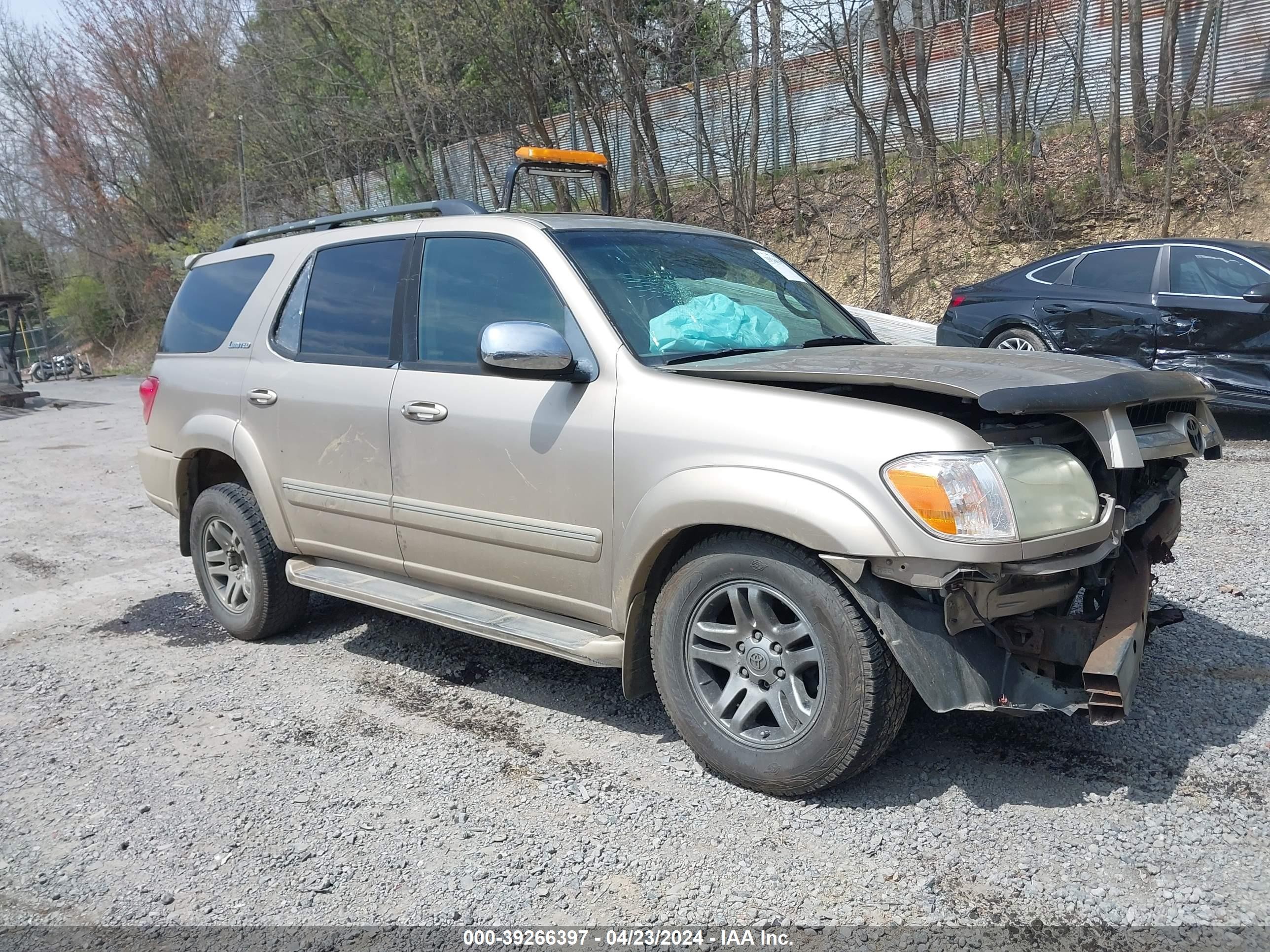 TOYOTA SEQUOIA 2007 5tdzt38a07s288655