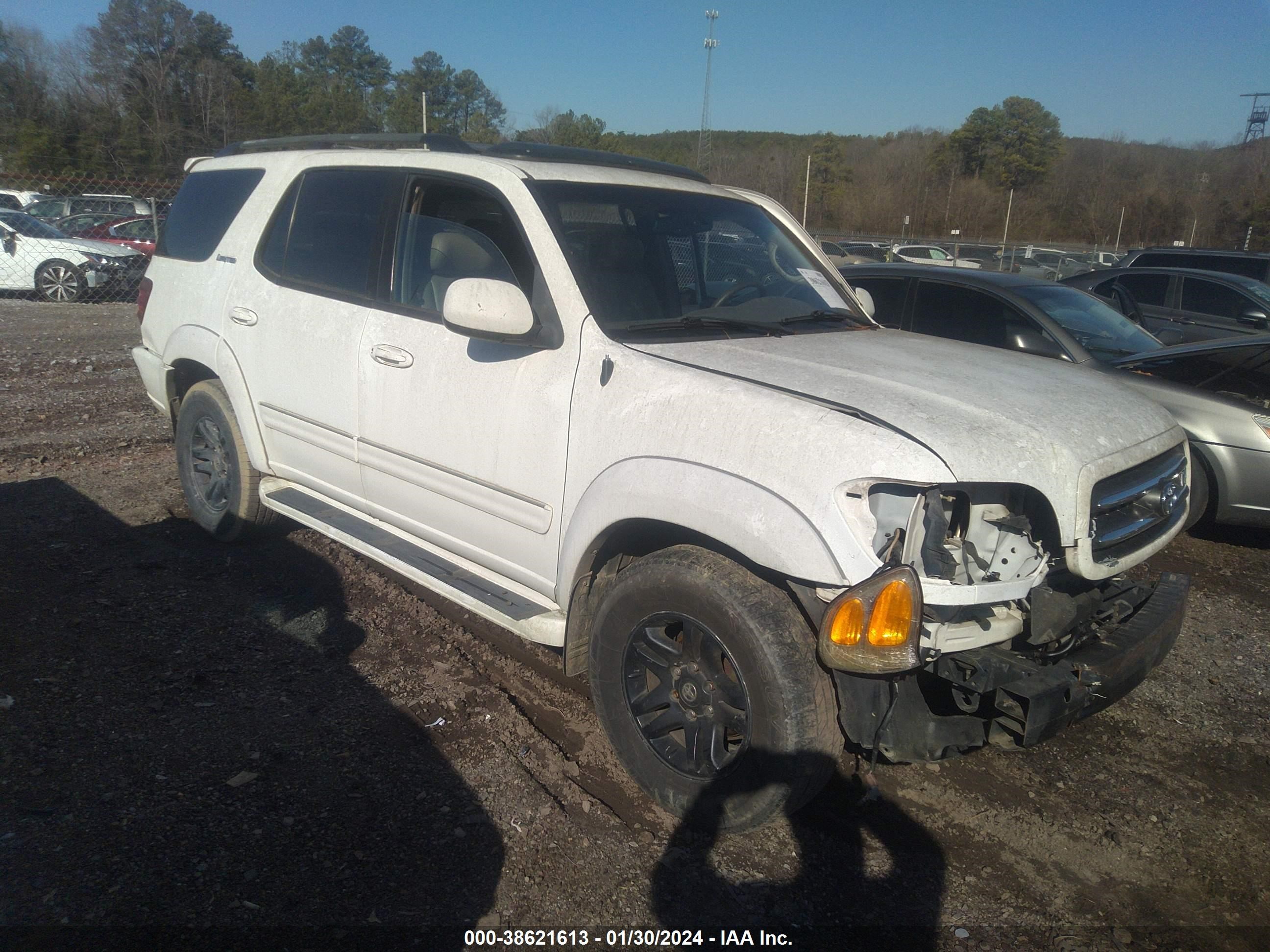 TOYOTA SEQUOIA 2004 5tdzt38a14s207402