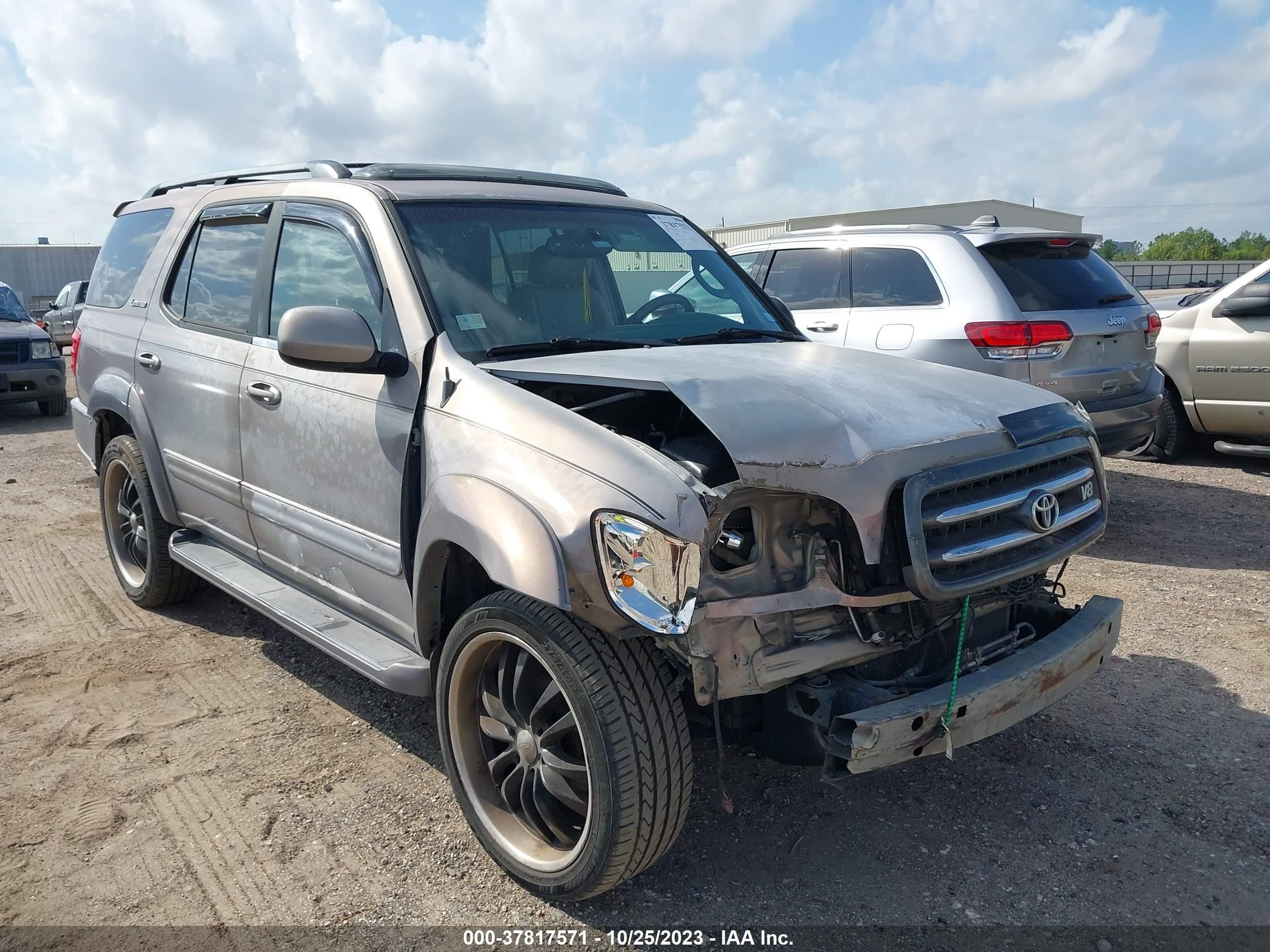 TOYOTA SEQUOIA 2001 5tdzt38a21s051043