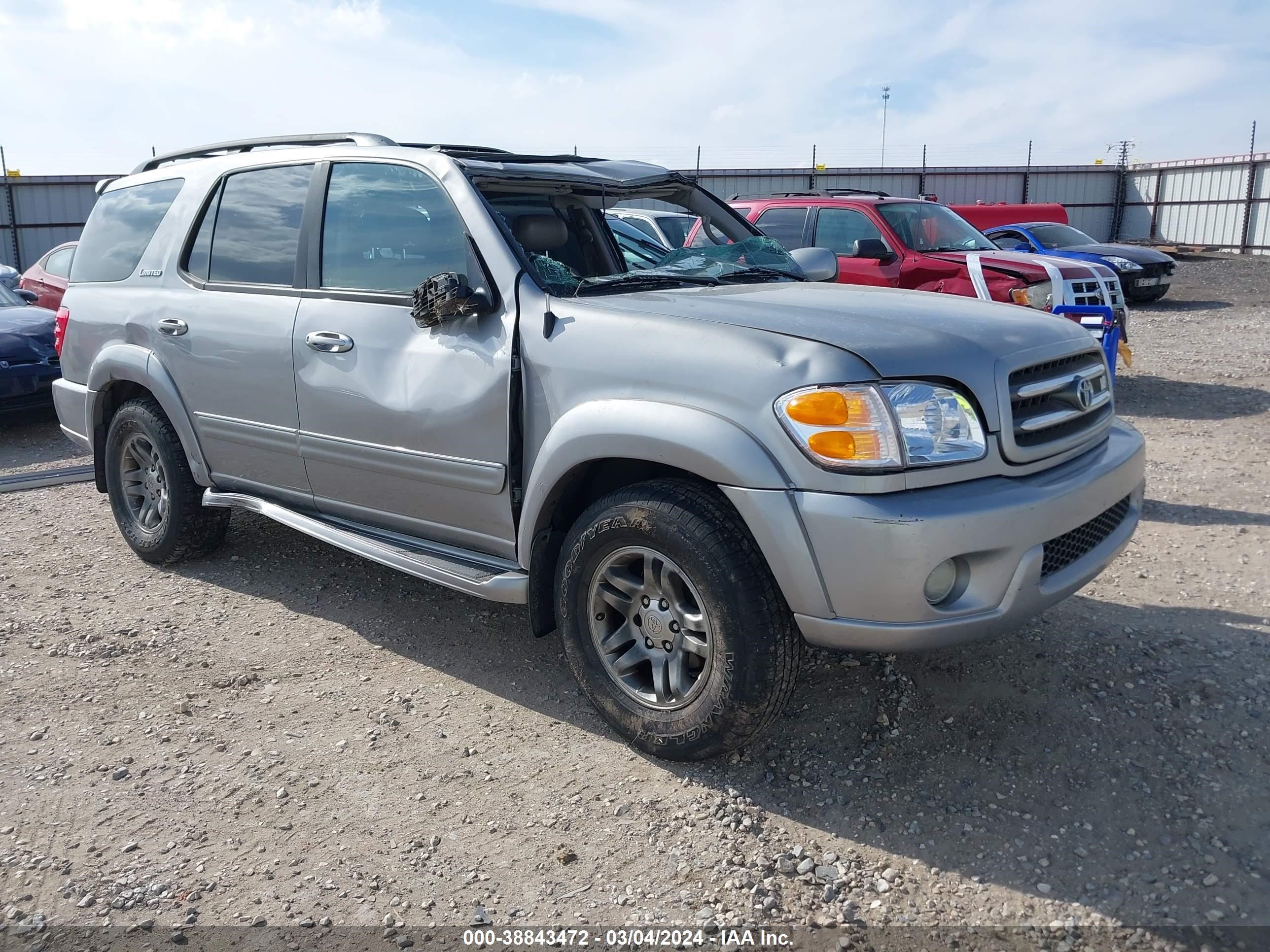 TOYOTA SEQUOIA 2003 5tdzt38a23s181178