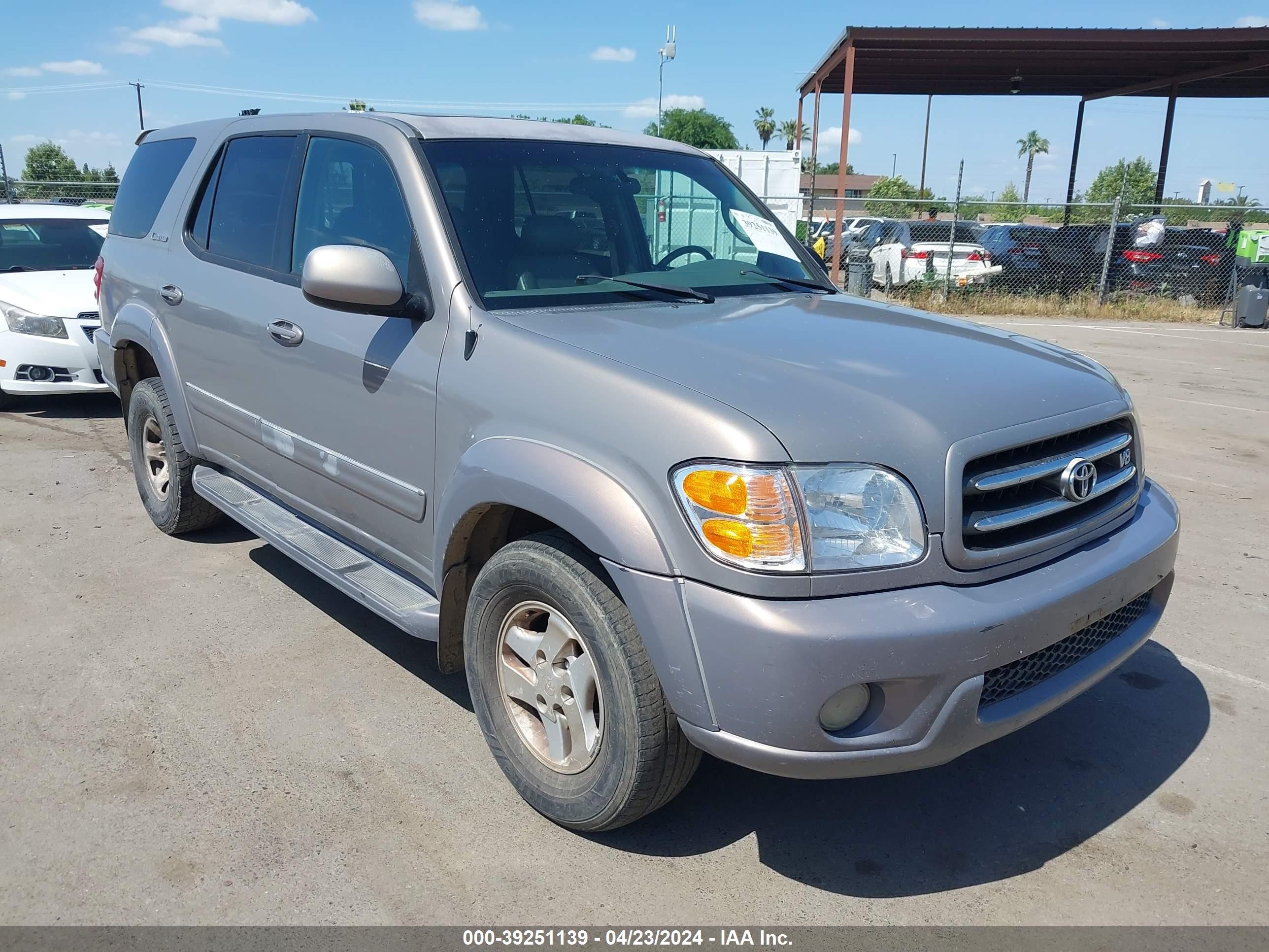 TOYOTA SEQUOIA 2001 5tdzt38a31s024451