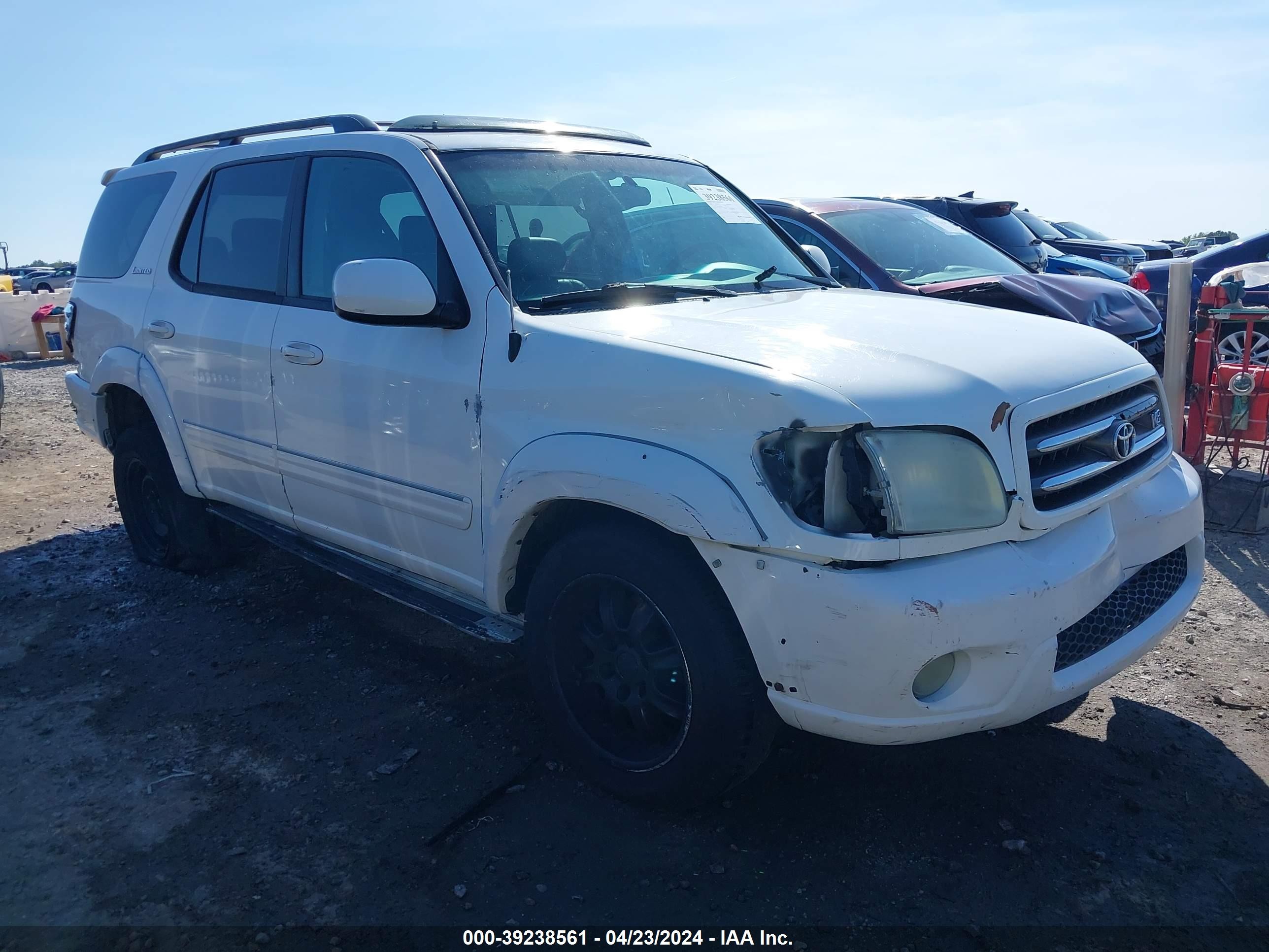 TOYOTA SEQUOIA 2003 5tdzt38a33s201020