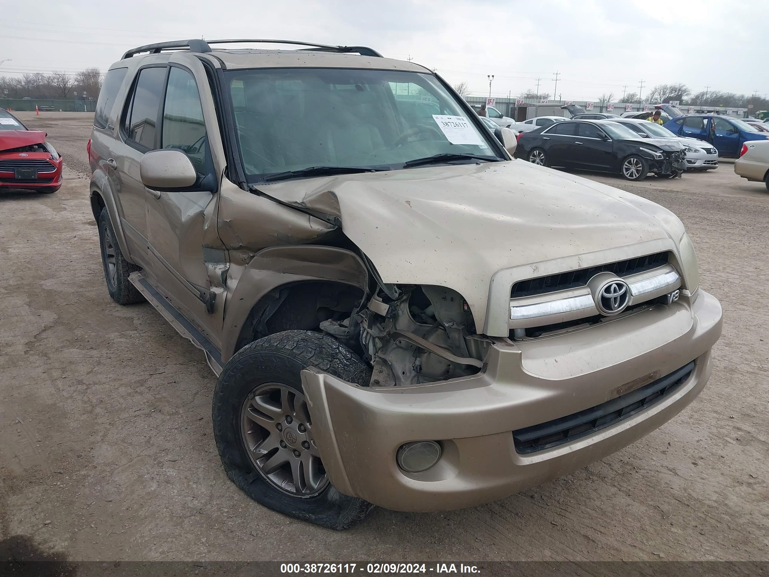 TOYOTA SEQUOIA 2005 5tdzt38a35s250799