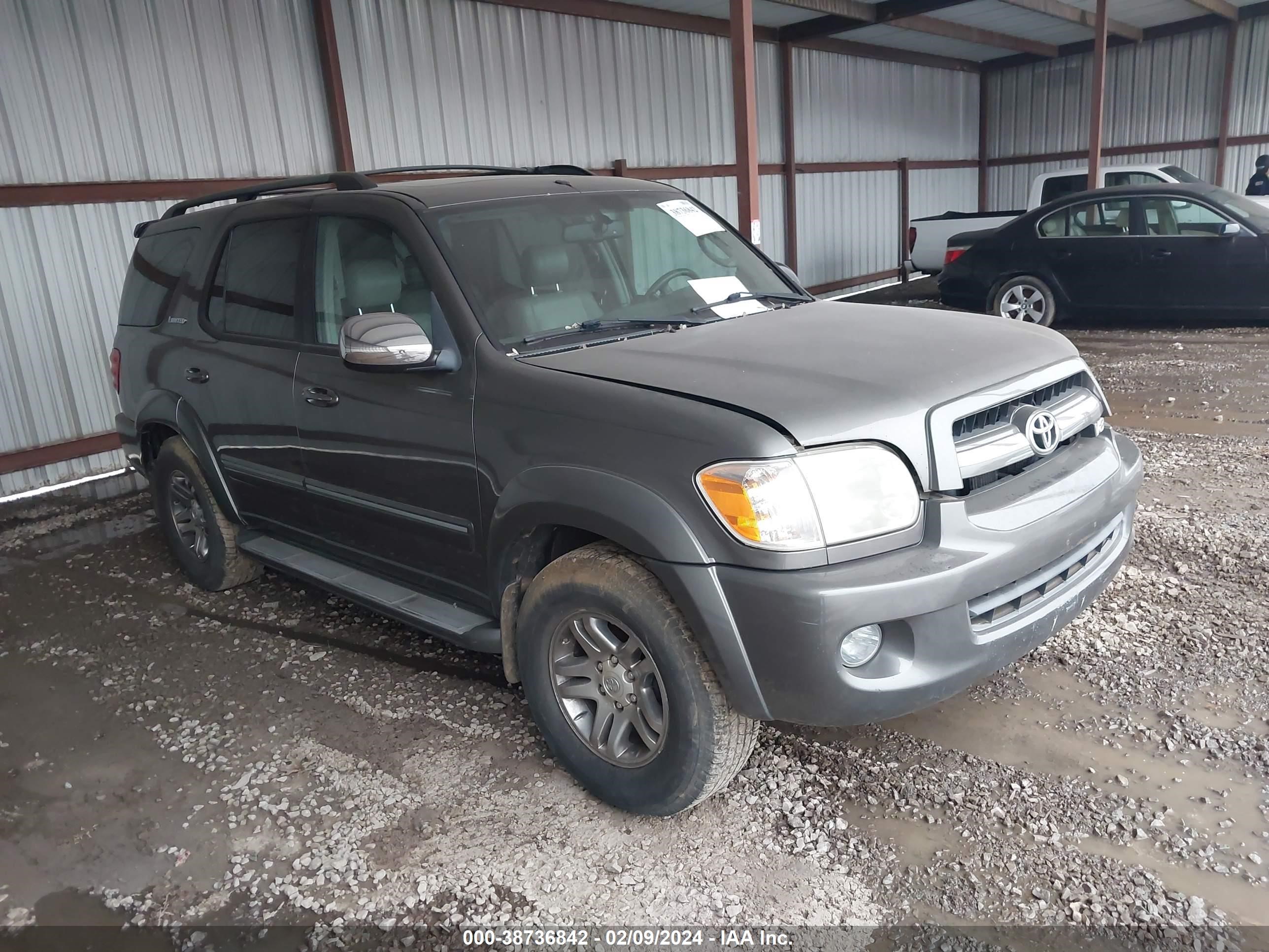 TOYOTA SEQUOIA 2007 5tdzt38a37s292571