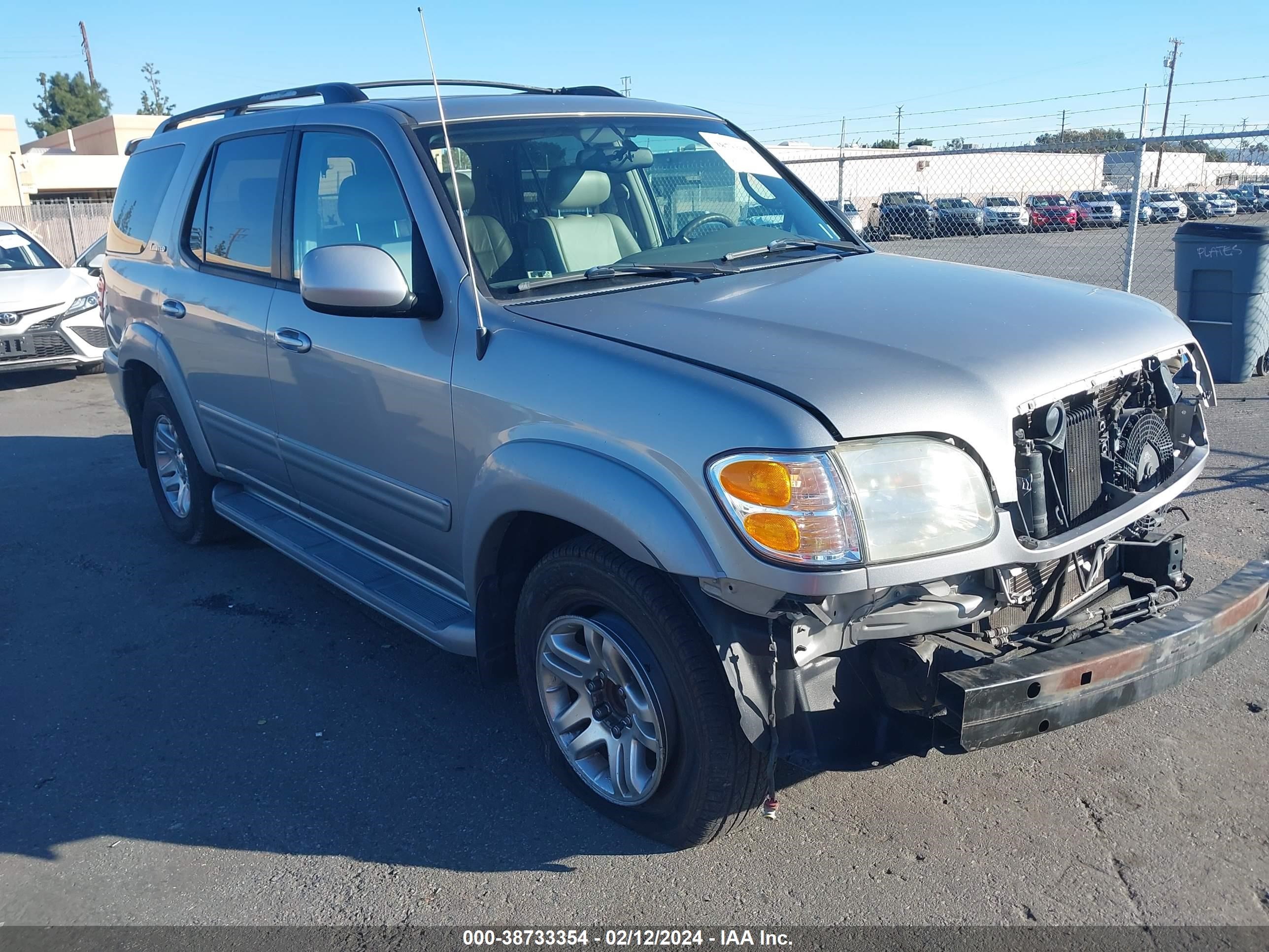 TOYOTA SEQUOIA 2003 5tdzt38a43s158775