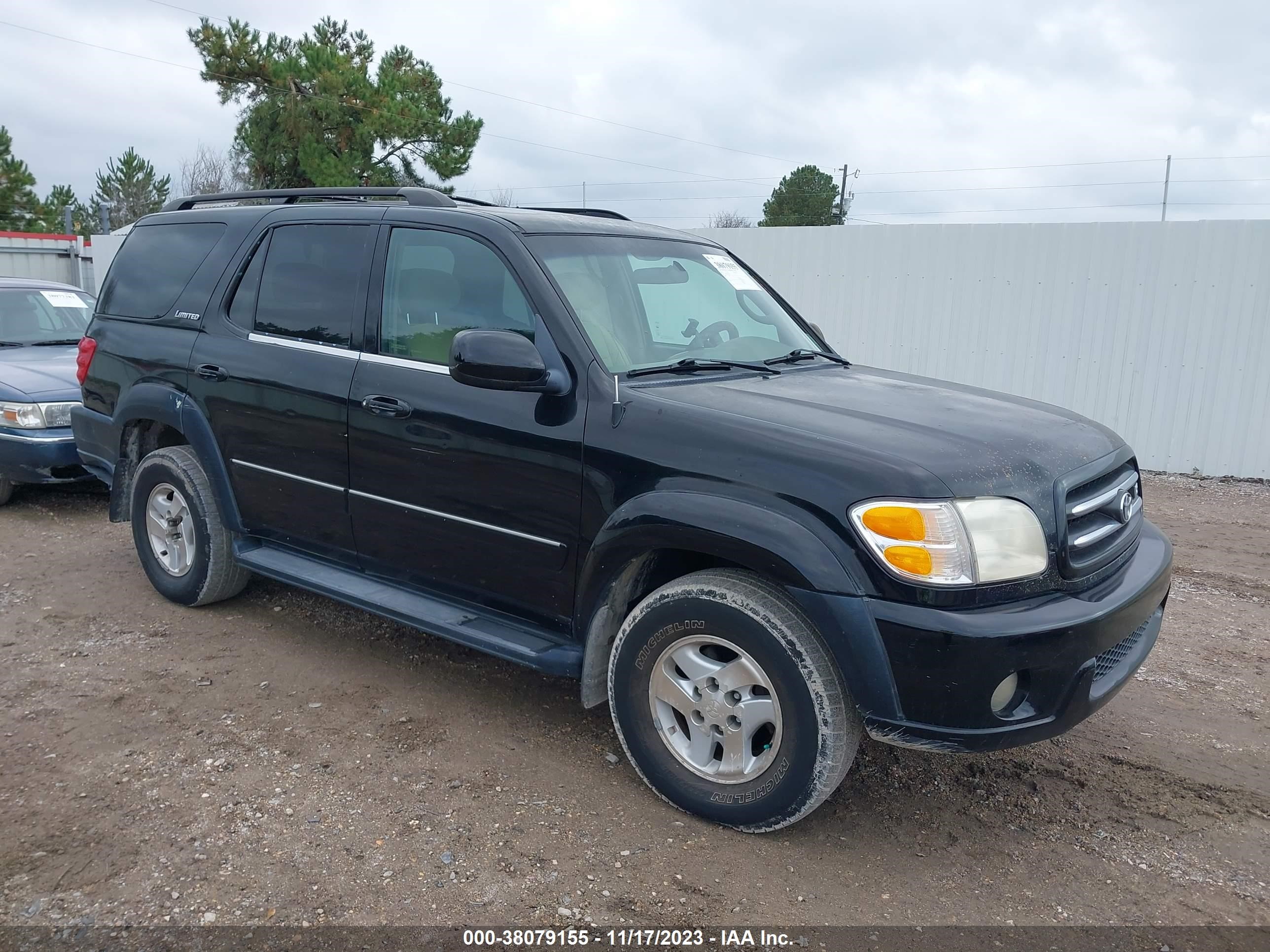 TOYOTA SEQUOIA 2001 5tdzt38a51s007134