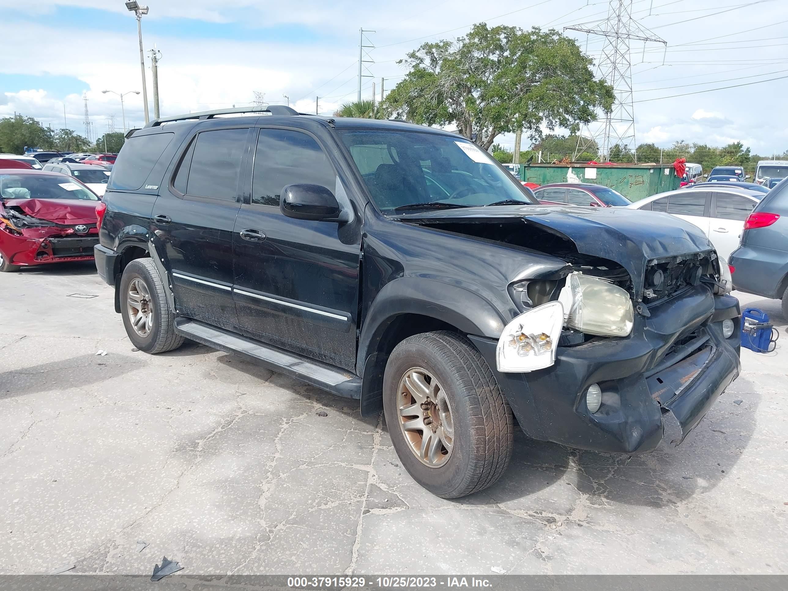 TOYOTA SEQUOIA 2006 5tdzt38a66s265590