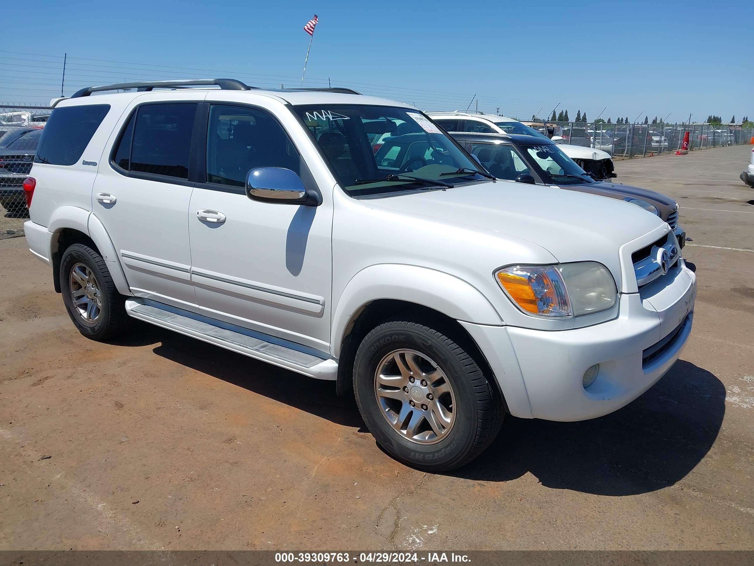 TOYOTA SEQUOIA 2007 5tdzt38a67s287364