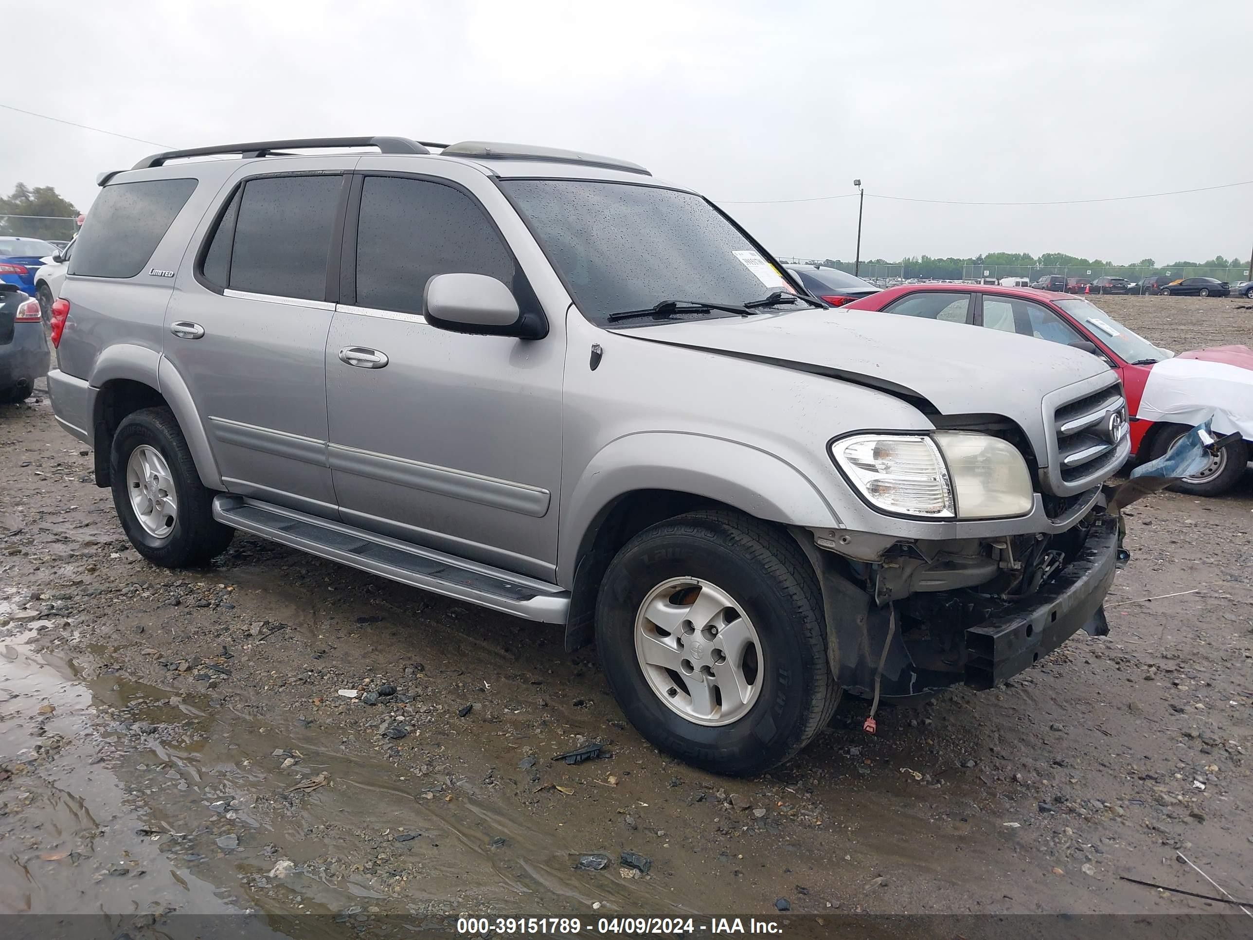 TOYOTA SEQUOIA 2001 5tdzt38a71s012366