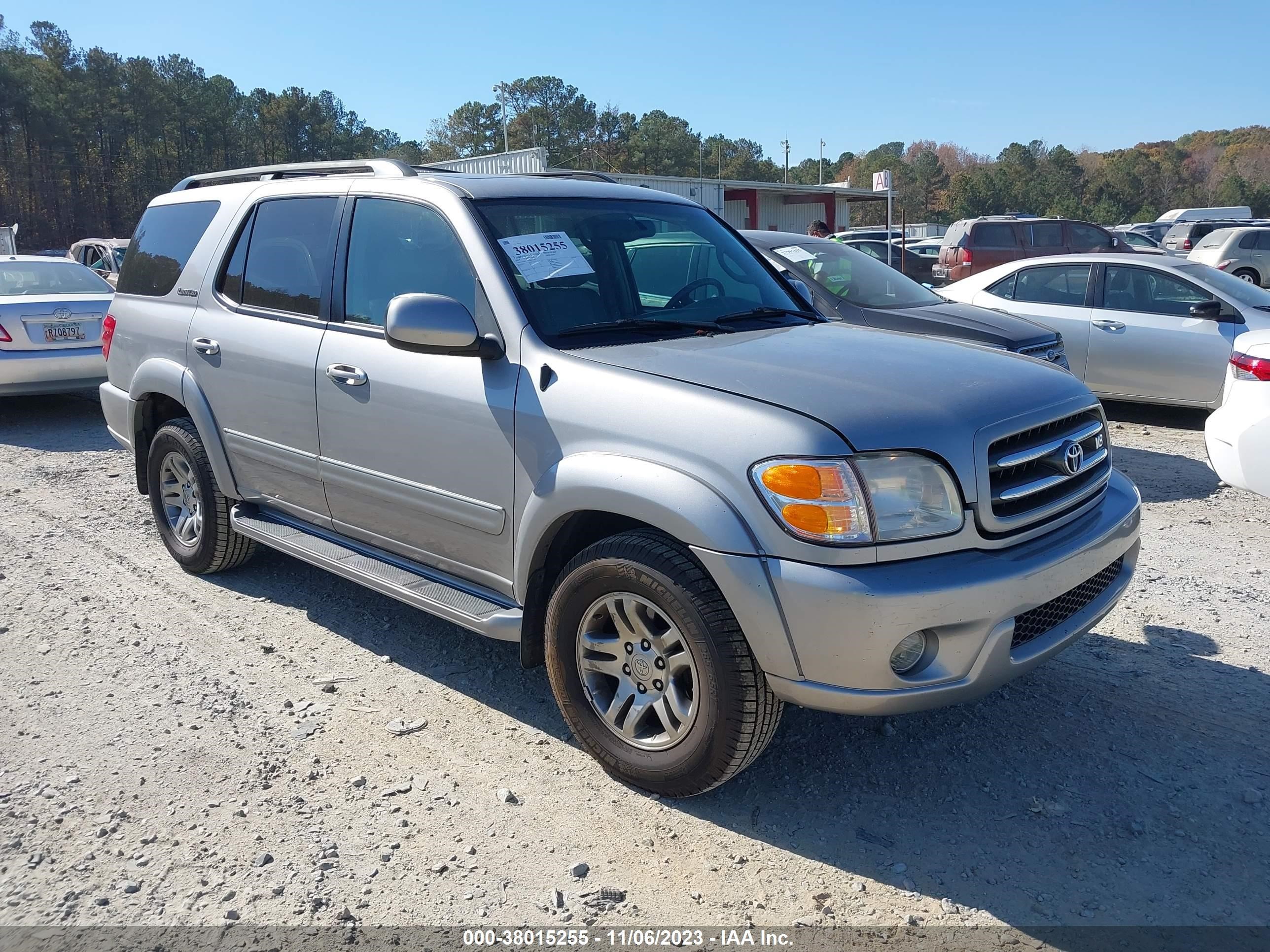 TOYOTA SEQUOIA 2004 5tdzt38a74s206335