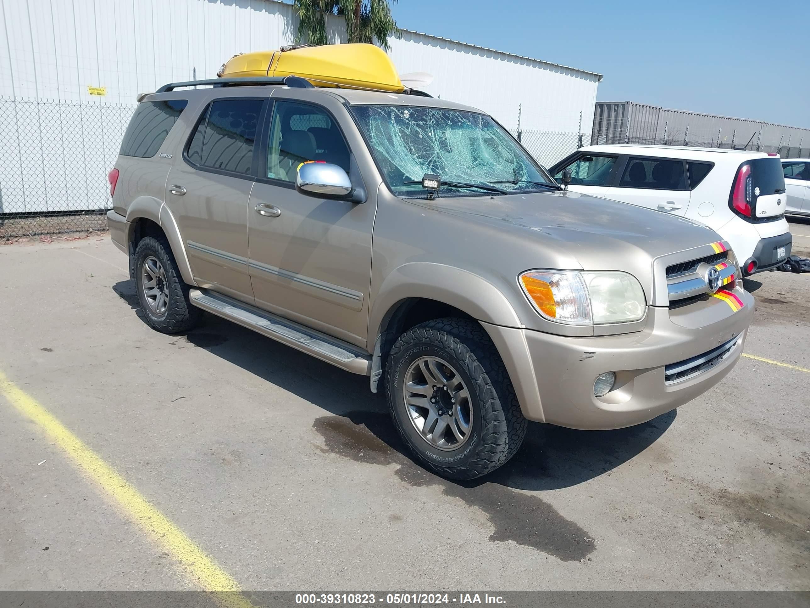 TOYOTA SEQUOIA 2007 5tdzt38a77s294663