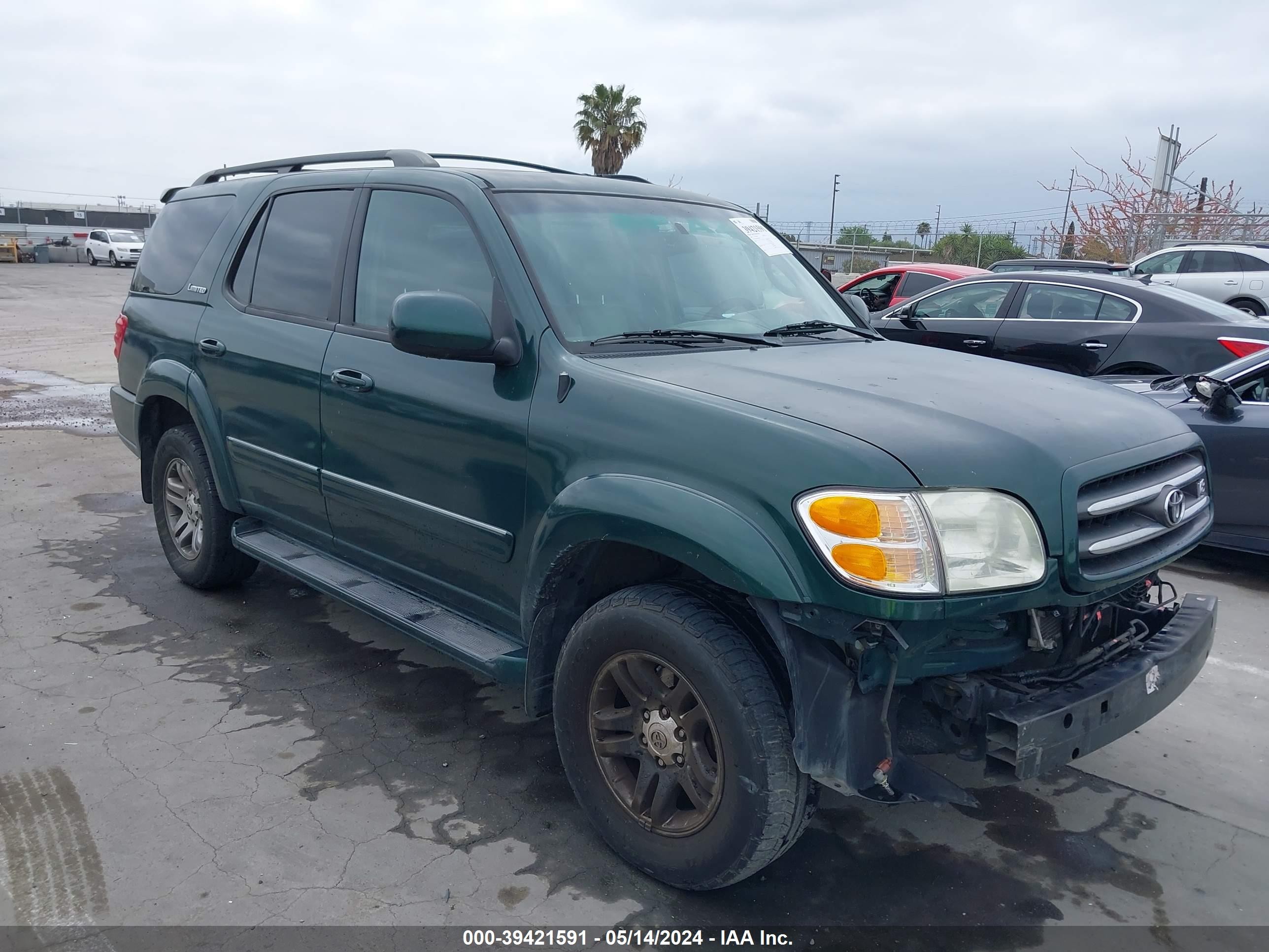 TOYOTA SEQUOIA 2004 5tdzt38a94s209043