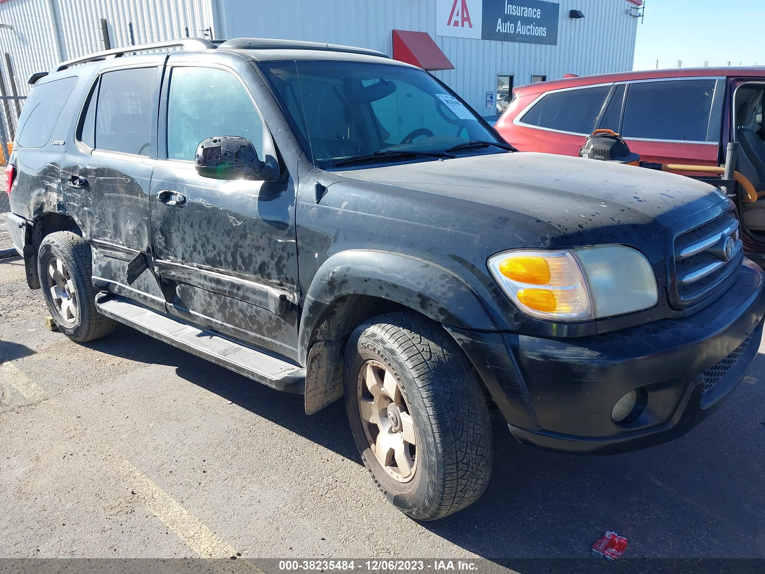 TOYOTA SEQUOIA 2002 5tdzt38ax2s071204