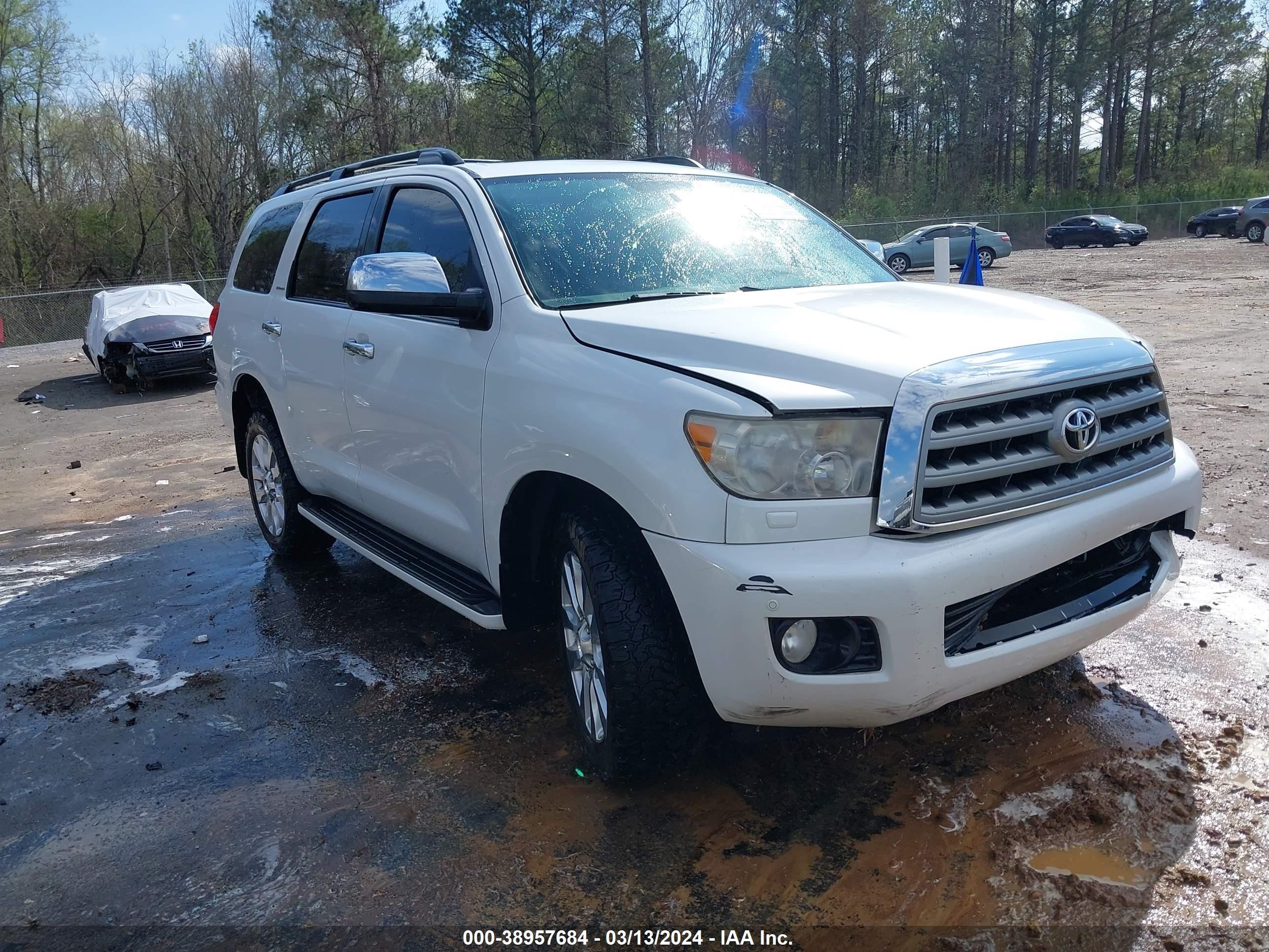 TOYOTA SEQUOIA 2008 5tdzy67a58s011778