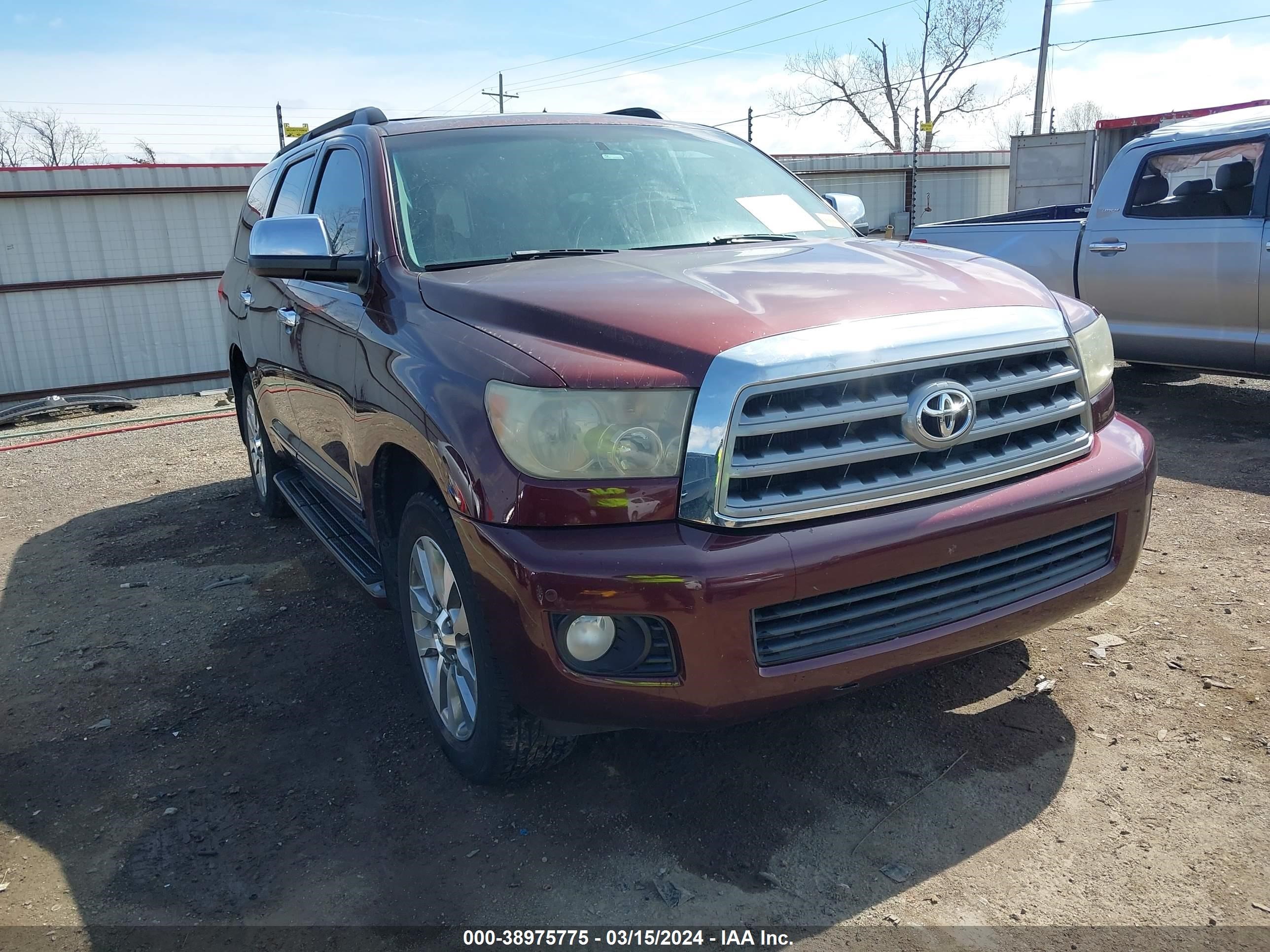 TOYOTA SEQUOIA 2008 5tdzy68a08s005787