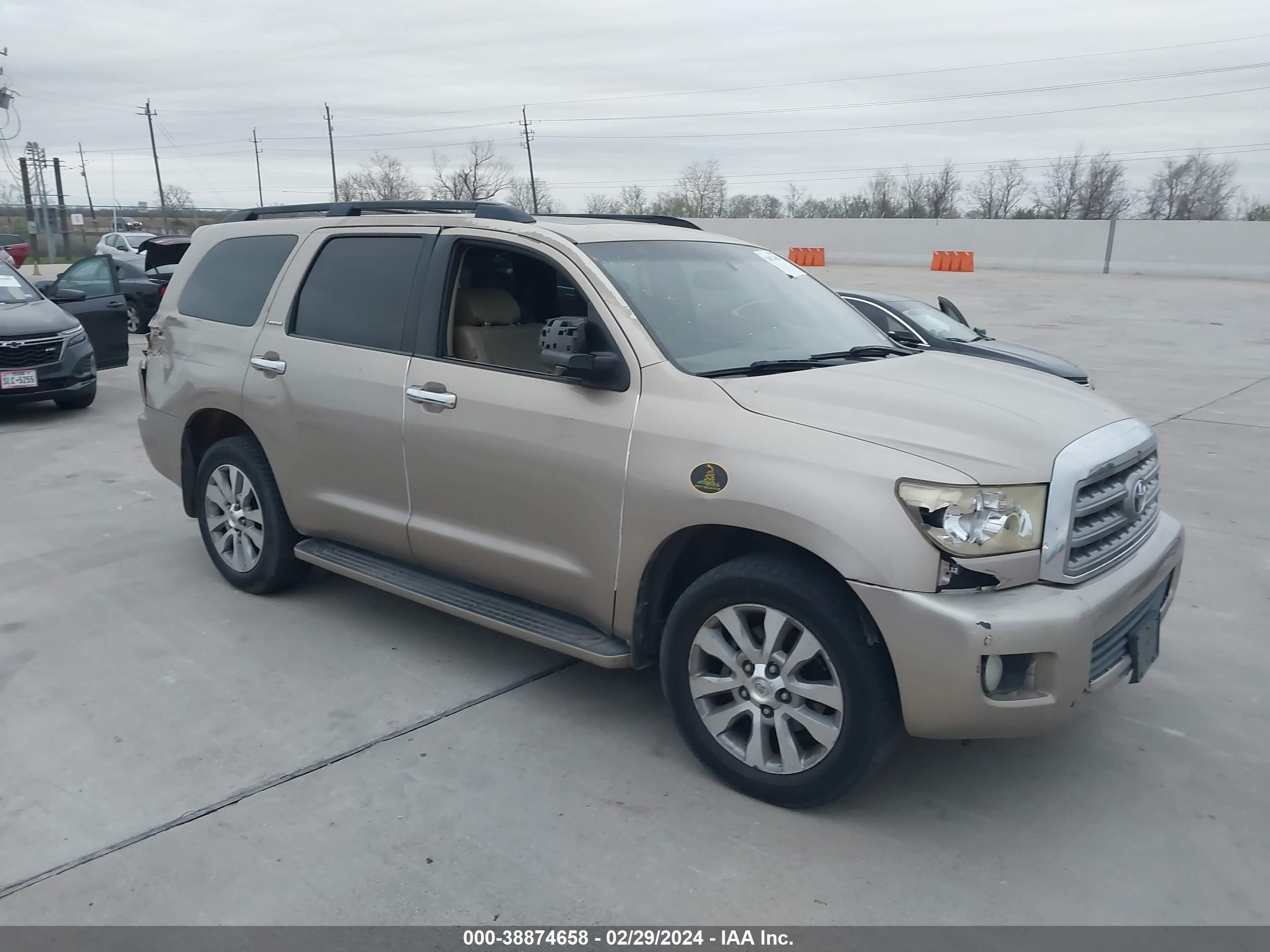 TOYOTA SEQUOIA 2008 5tdzy68a48s005808