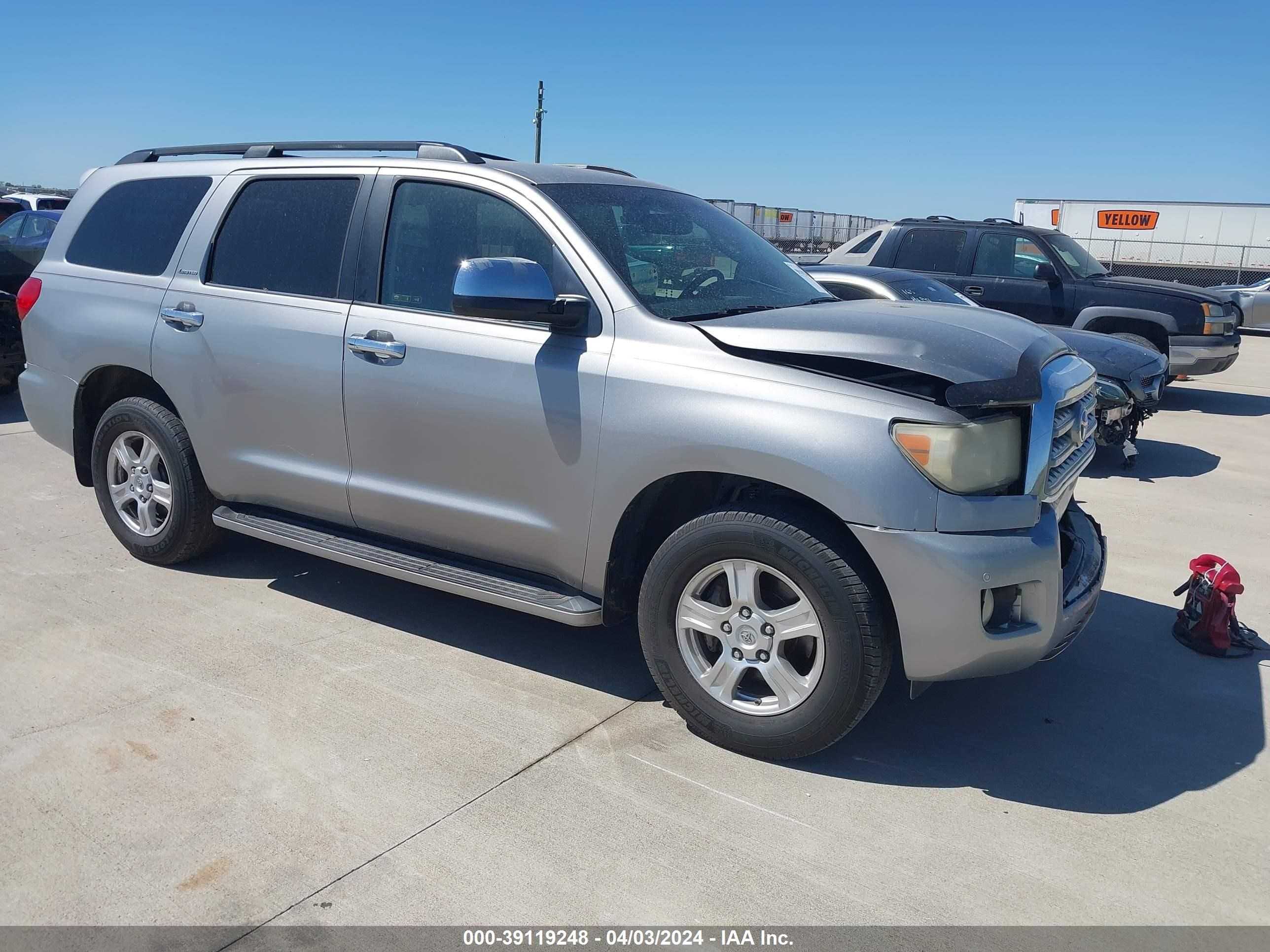 TOYOTA SEQUOIA 2008 5tdzy68a78s000795