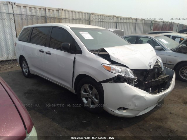 TOYOTA SIENNA 2017 5tdzz3dc8hs831354