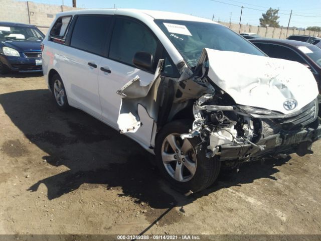 TOYOTA SIENNA 2017 5tdzz3dc8hs842466