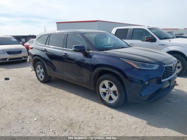 TOYOTA HIGHLANDER 2021 5tdzzrah3ms534439