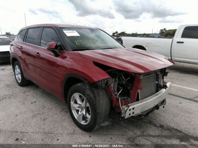 TOYOTA HIGHLANDER 2021 5tdzzrah4ms063157