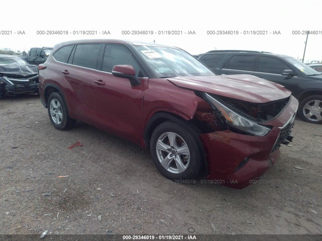 TOYOTA HIGHLANDER 2020 5tdzzrah5ls014001