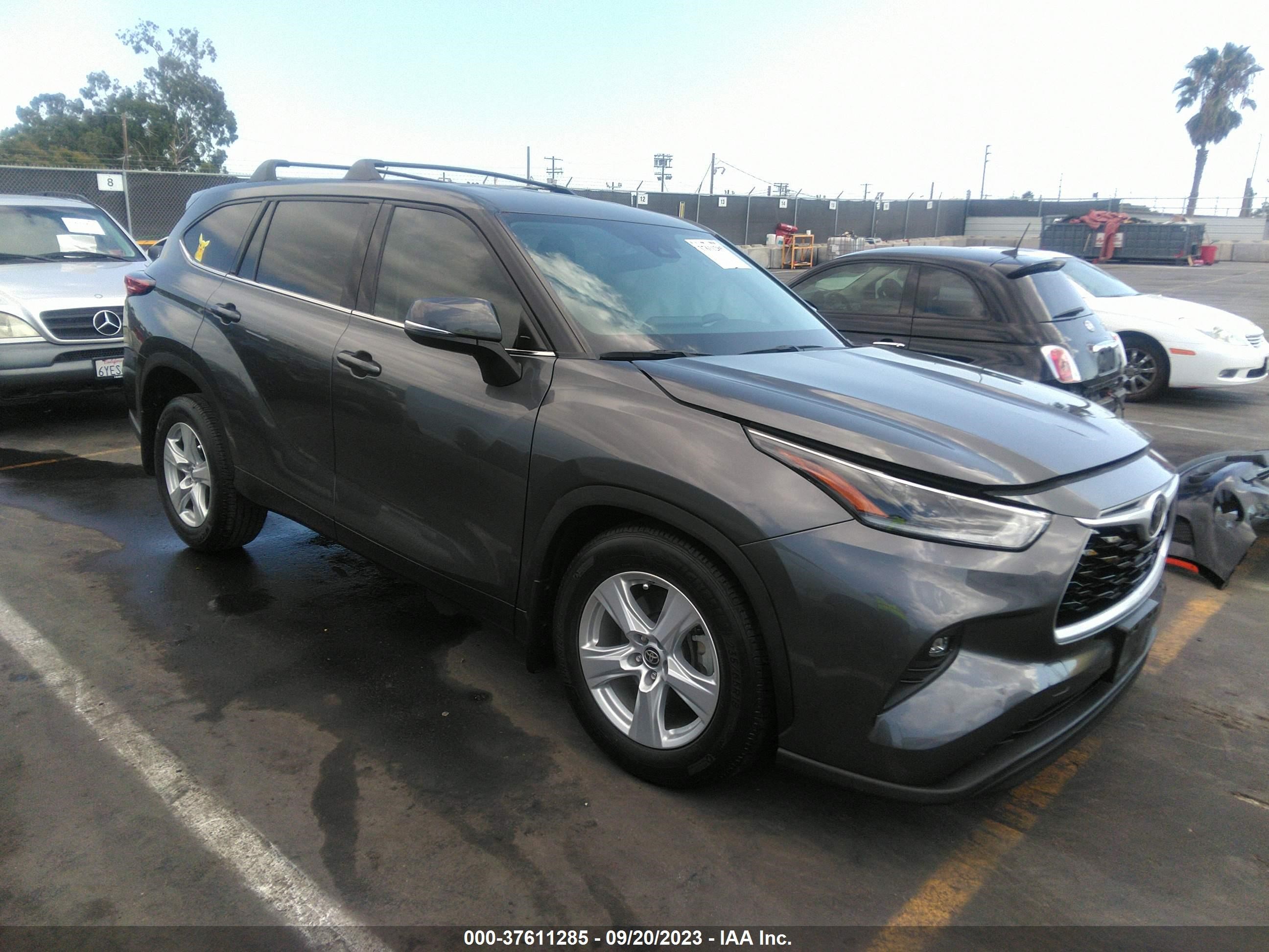 TOYOTA HIGHLANDER 2021 5tdzzrah5ms537374