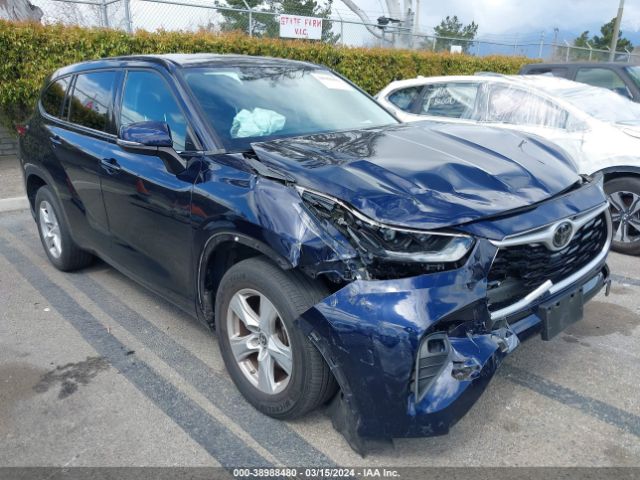 TOYOTA HIGHLANDER 2021 5tdzzrah6ms516775