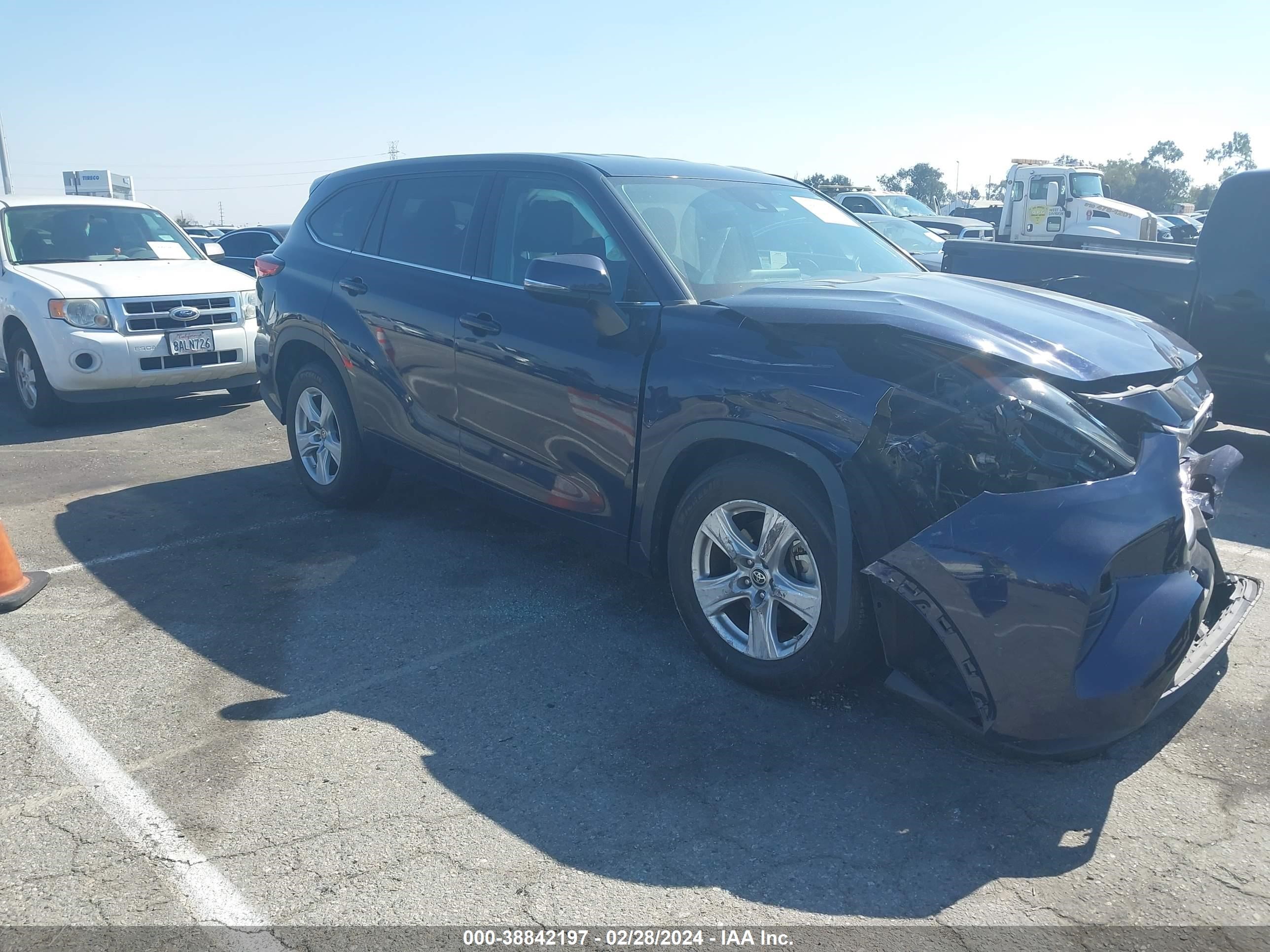 TOYOTA HIGHLANDER 2021 5tdzzrah9ms528788