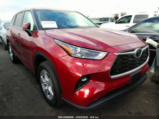 TOYOTA HIGHLANDER 2022 5tdzzrah9ns542420