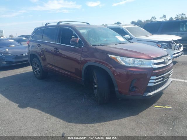 TOYOTA HIGHLANDER 2018 5tdzzrfh0js247631