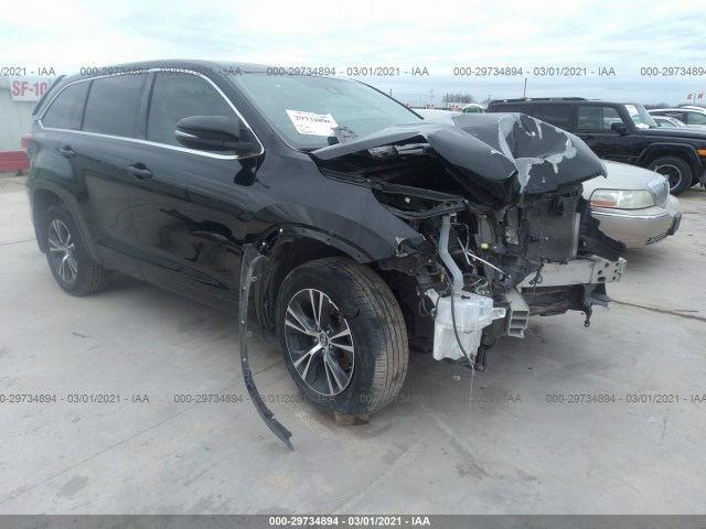 TOYOTA HIGHLANDER 2018 5tdzzrfh0js248732