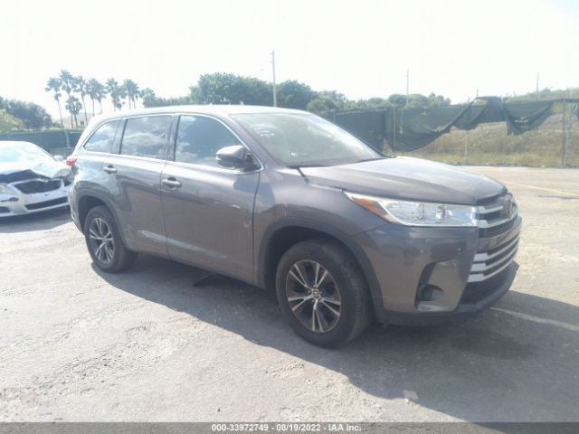 TOYOTA HIGHLANDER 2018 5tdzzrfh0js250609