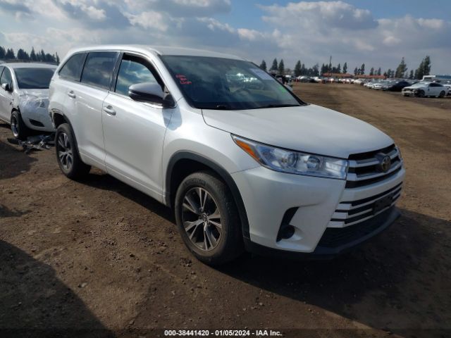 TOYOTA HIGHLANDER 2018 5tdzzrfh0js270519