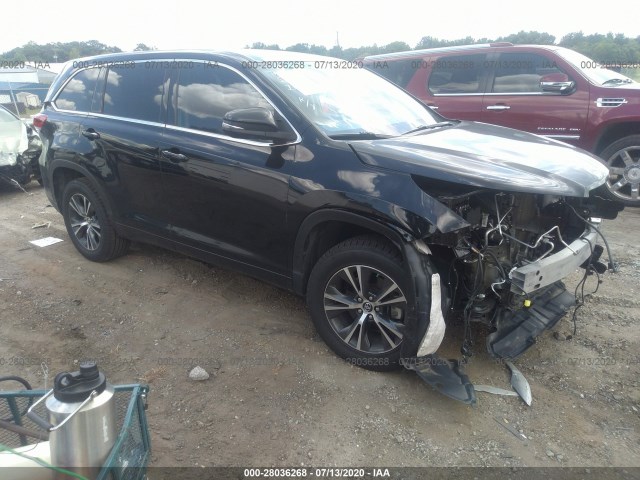 TOYOTA HIGHLANDER 2018 5tdzzrfh0js285425