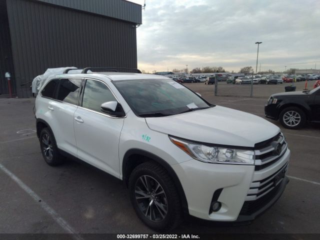 TOYOTA HIGHLANDER 2019 5tdzzrfh0ks294014