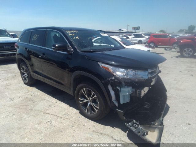 TOYOTA HIGHLANDER 2019 5tdzzrfh0ks307442