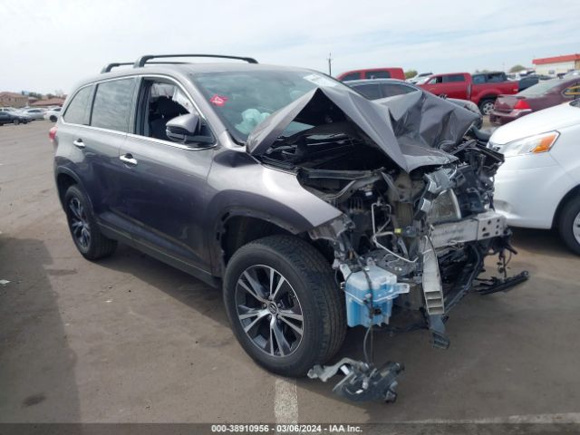 TOYOTA HIGHLANDER 2019 5tdzzrfh0ks309496