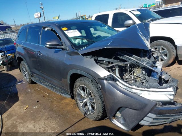 TOYOTA HIGHLANDER 2017 5tdzzrfh1hs223610