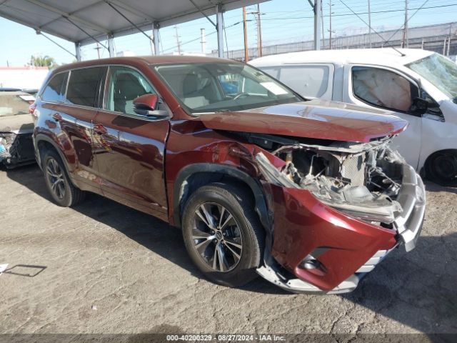 TOYOTA HIGHLANDER 2018 5tdzzrfh1js288379