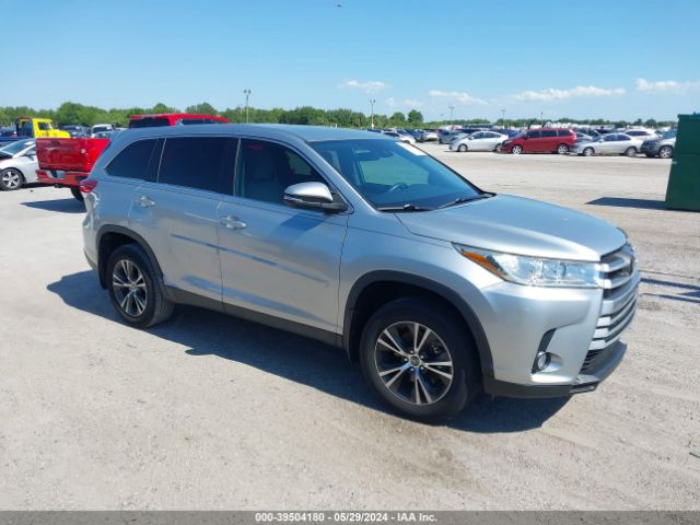 TOYOTA HIGHLANDER 2019 5tdzzrfh1ks305859