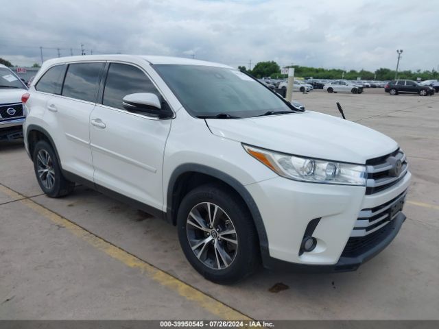 TOYOTA HIGHLANDER 2019 5tdzzrfh1ks331524