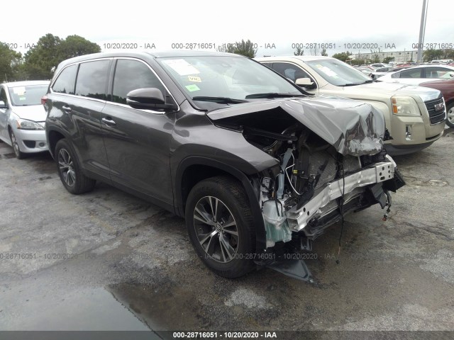 TOYOTA HIGHLANDER 2019 5tdzzrfh1ks362000