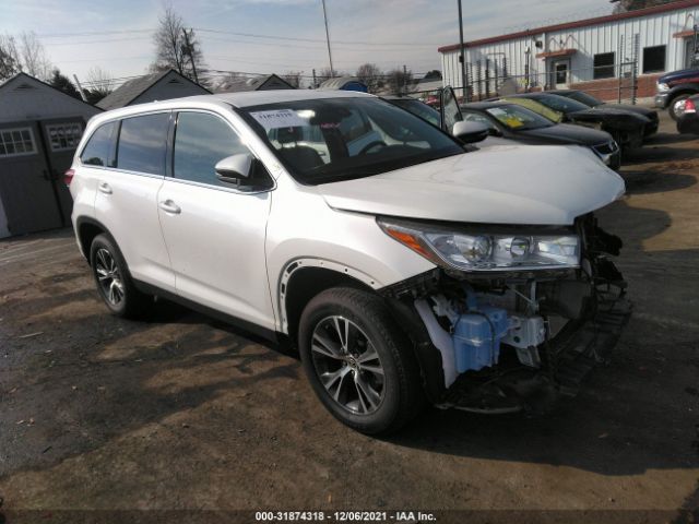 TOYOTA HIGHLANDER 2019 5tdzzrfh1ks367911