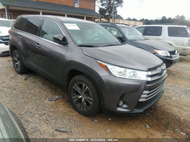 TOYOTA HIGHLANDER 2019 5tdzzrfh1ks367925