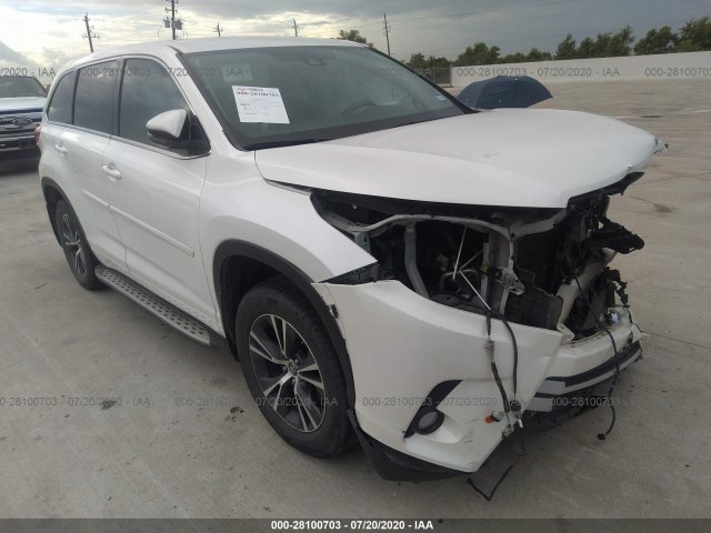 TOYOTA HIGHLANDER 2017 5tdzzrfh2hs196353