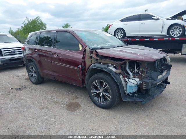 TOYOTA HIGHLANDER 2017 5tdzzrfh2hs203995