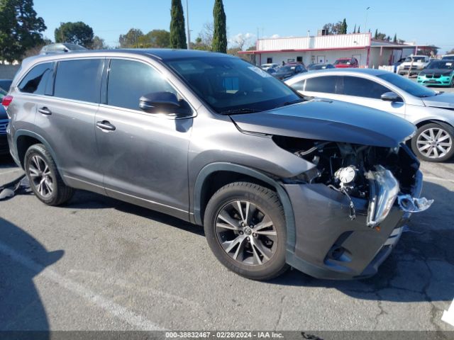 TOYOTA HIGHLANDER 2017 5tdzzrfh2hs206511