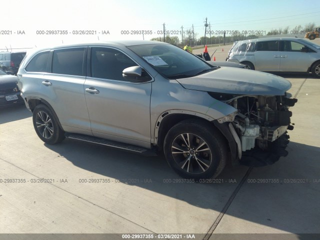 TOYOTA HIGHLANDER 2018 5tdzzrfh2js253494