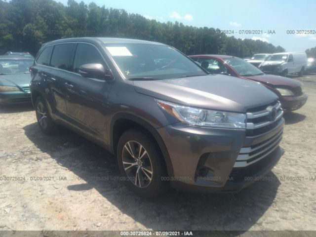 TOYOTA HIGHLANDER 2018 5tdzzrfh2js279612